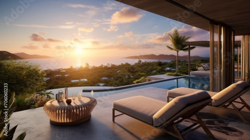 Amazing View From Luxury Villa To The Ocean