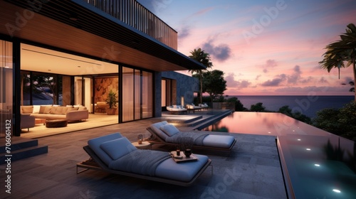 Amazing View From Luxury Villa To The Ocean