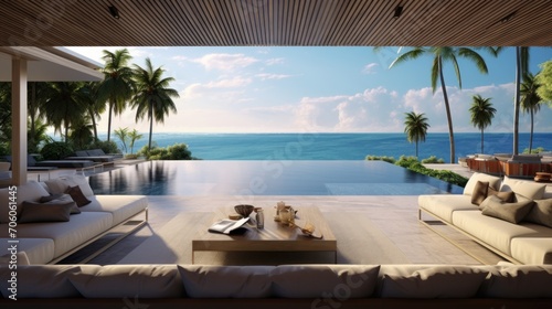 Amazing View From Luxury Villa To The Ocean