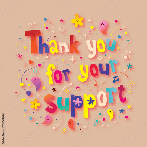 Thank you for your support