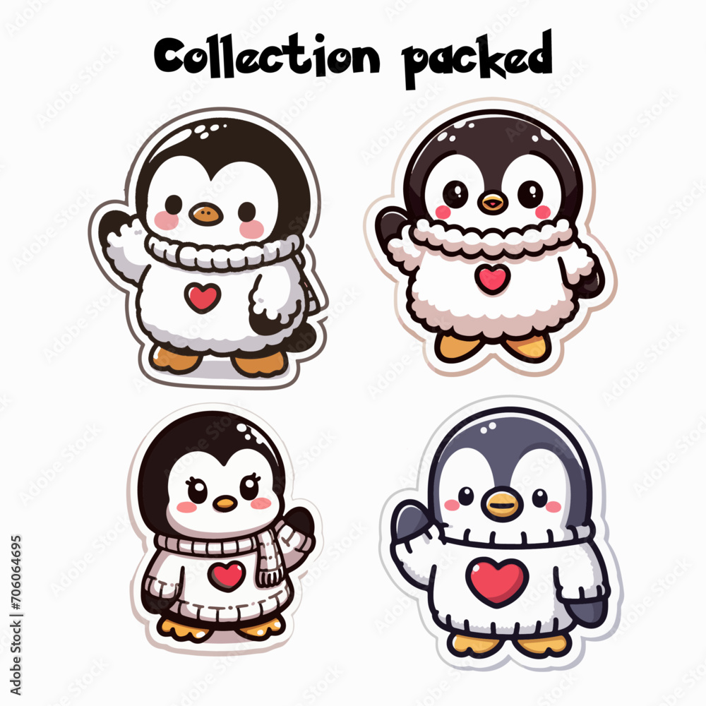 penguin cute character illustration penguin cute character illustration