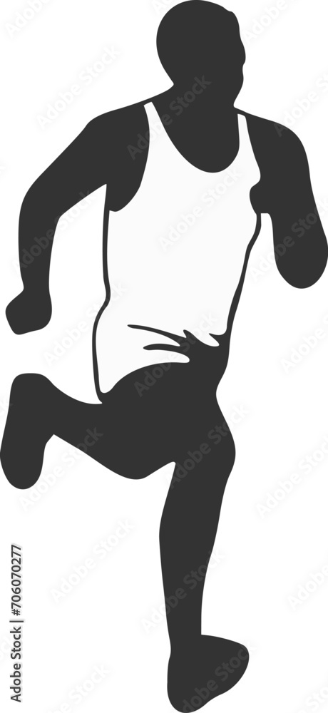 Running man body Running man body