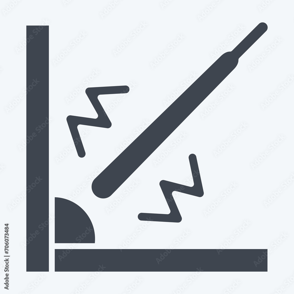 Icon Corner Welding. related to Welder Equipment symbol. glyph style. simple design editable. simple illustration Icon Corner Welding. related to Welder Equipment symbol. glyph style. simple design editable. simple illustration