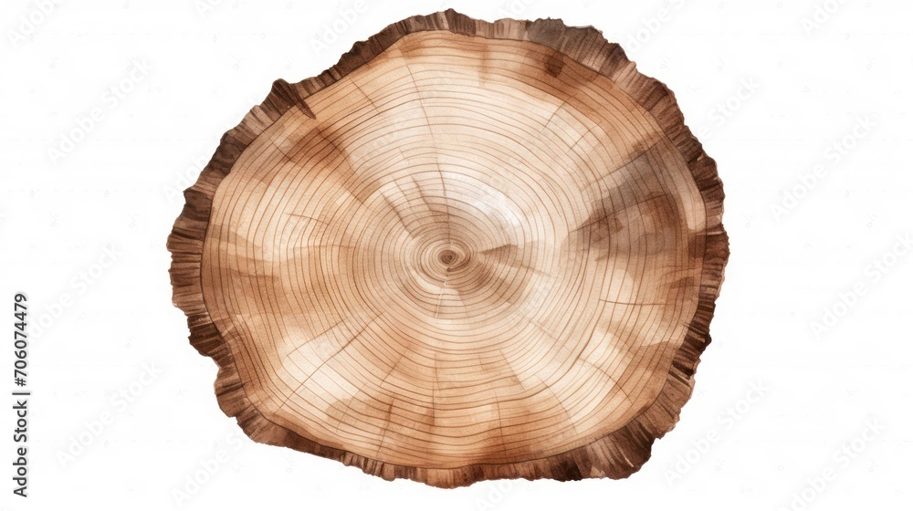 A wood themed clipart in a watercolor style, white background. A wood themed clipart in a watercolor style, white background.