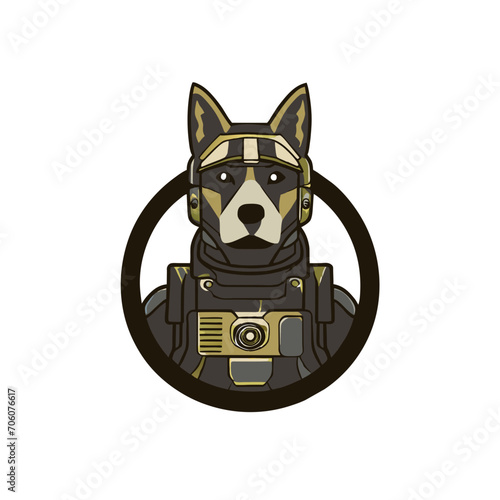 dog robot cartoon