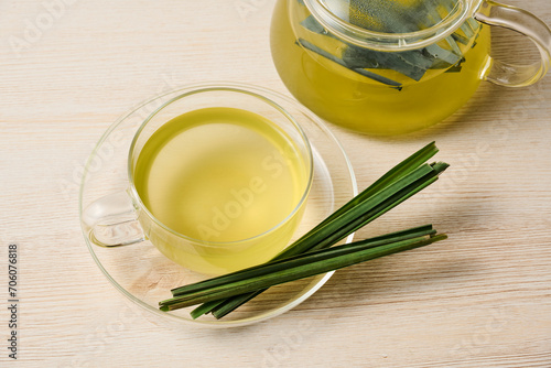 レモングラスティー　lemongrass tea　ハーブティー　herb tea photo