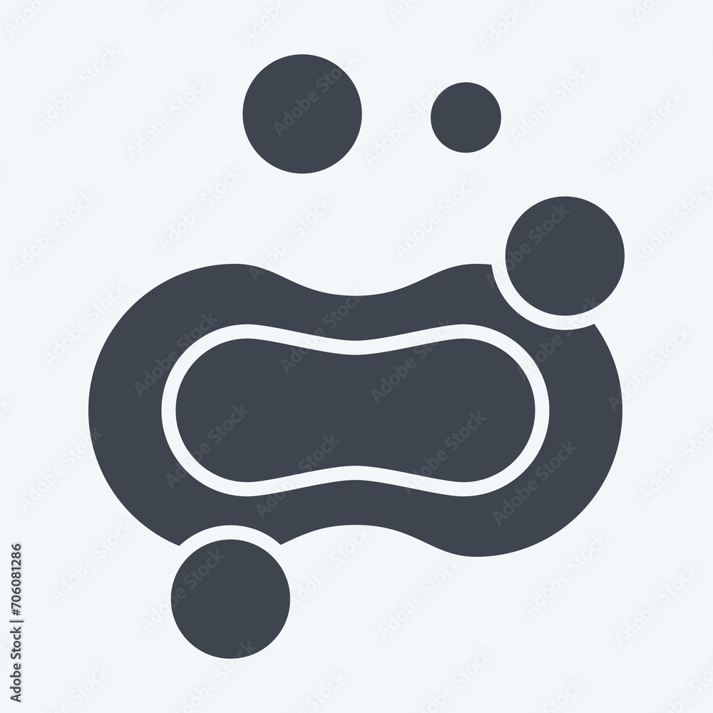 Icon Bubble. related to Cleaning symbol. glyph style. simple design editable. simple illustration Icon Bubble. related to Cleaning symbol. glyph style. simple design editable. simple illustration