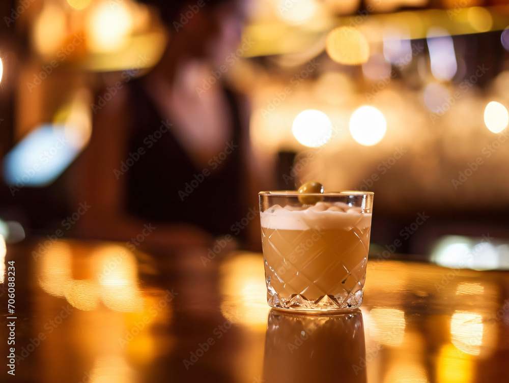 glass of whiskey sour glass of whiskey sour