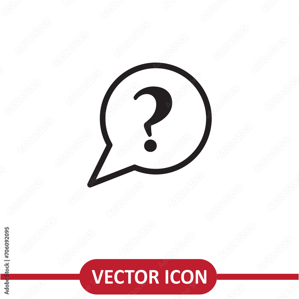 Question mark icon vector. Help sign flat symbol on white background..eps Question mark icon vector. Help sign flat symbol on white background..eps