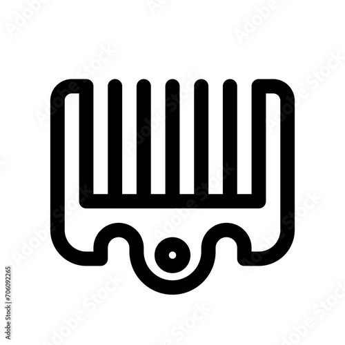 Hair Clipper Head Icon