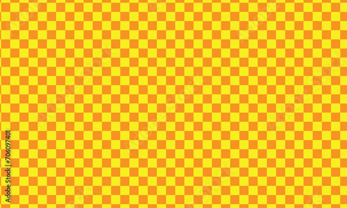 abstract monochrome orange yellow plaid pattern.