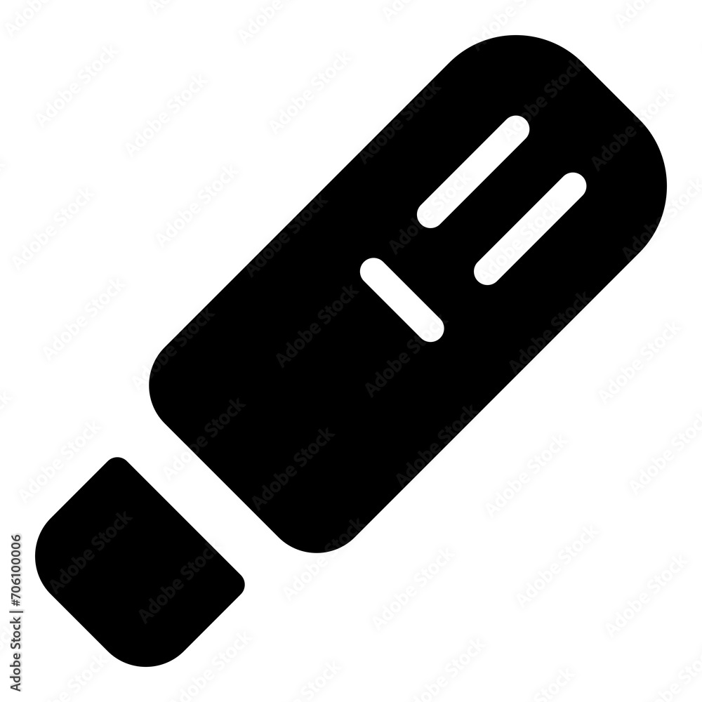 Glue stick icon for crafting and creative projects Glue stick icon for crafting and creative projects