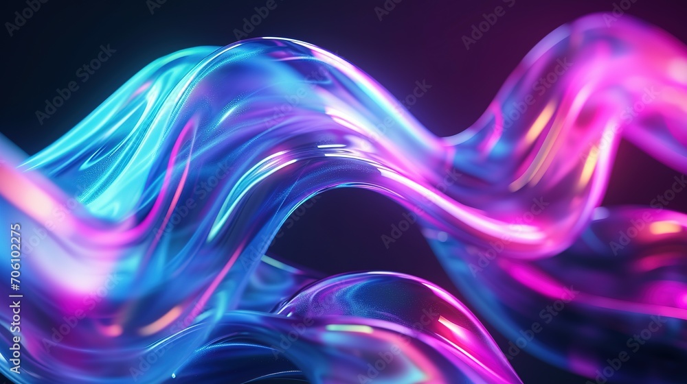 custom made wallpaper toronto digitalAbstract fluid liquid curved wave with copy space background