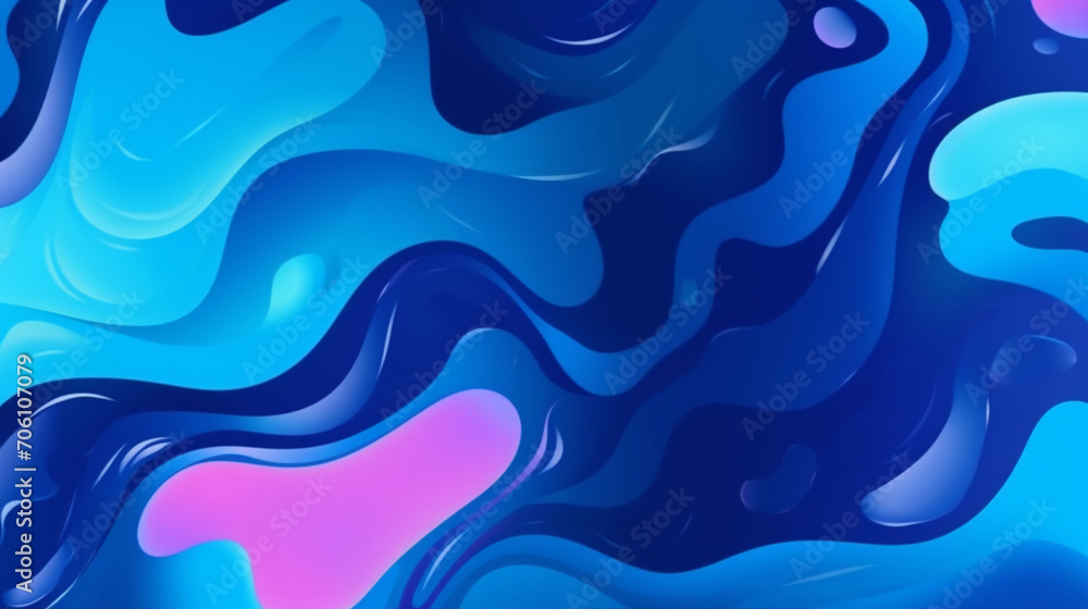 Blue Abstract Wavy Fluid Liquid Background Blue Abstract Wavy Fluid Liquid Background
