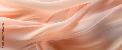 Pale peach silk blending seamlessly into a soft and ethereal abstract background