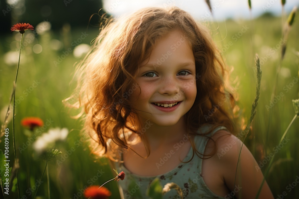 A Day in the Life of a Freckled, Pigtailed Girl Missing a Tooth: Exploring a Sunlit Meadow, Picking Wildflowers, Chasing Butterflies, and Embracing Childhood Innocence A Day in the Life of a Freckled, Pigtailed Girl Missing a Tooth: Exploring a Sunlit Meadow, Picking Wildflowers, Chasing Butterflies, and Embracing Childhood Innocence