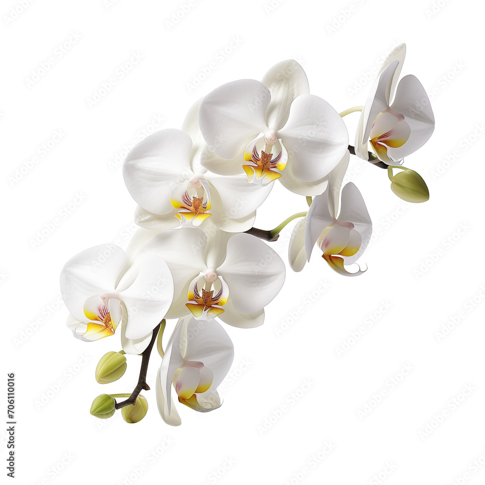 Obraz premium white orchid flower
