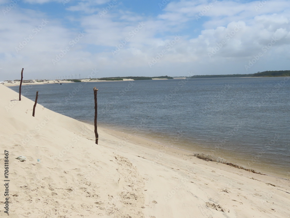 beach and pier