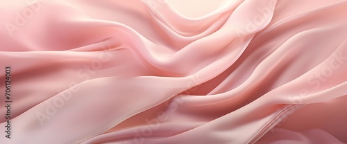 Soft blush pink silk blending into a dreamy abstract background with a gentle glow