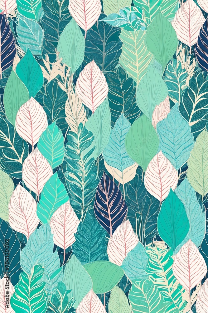 Beautiful plant themed wallpaper