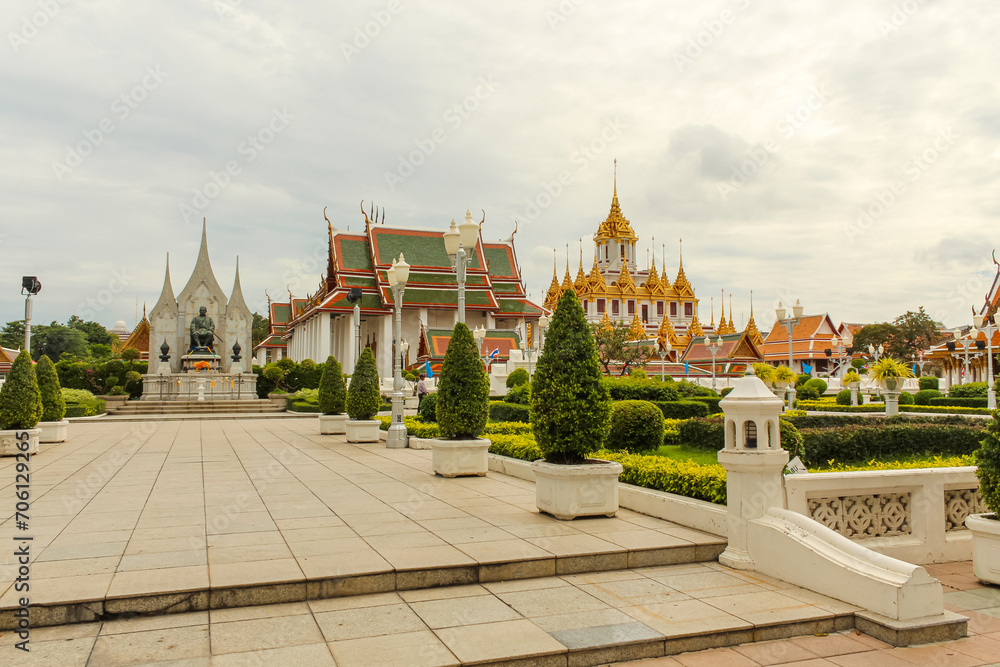 Wat Ratchanatdaram Woravihara Loha Prasat, Bangkok Thailand.