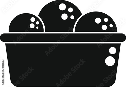 Take away food box icon simple vector. Fast food. Street food shop
