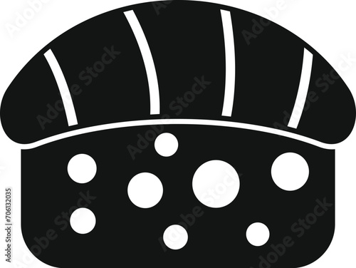 Sushi fast food icon simple vector. Street snack craft. Hand made food