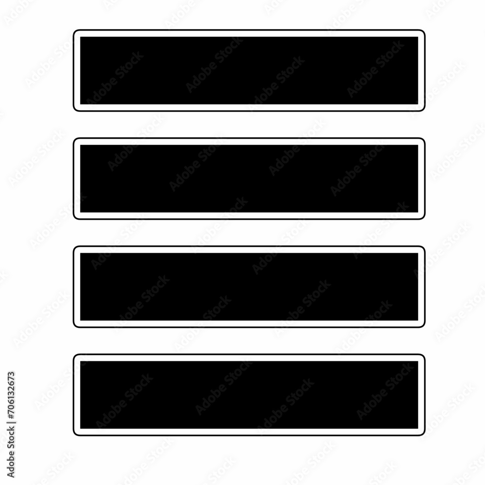 Road sign in realistic style isolated white background. Empty warning sign. Blackboard vector illustration. Road sign in realistic style isolated white background. Empty warning sign. Blackboard vector illustration.