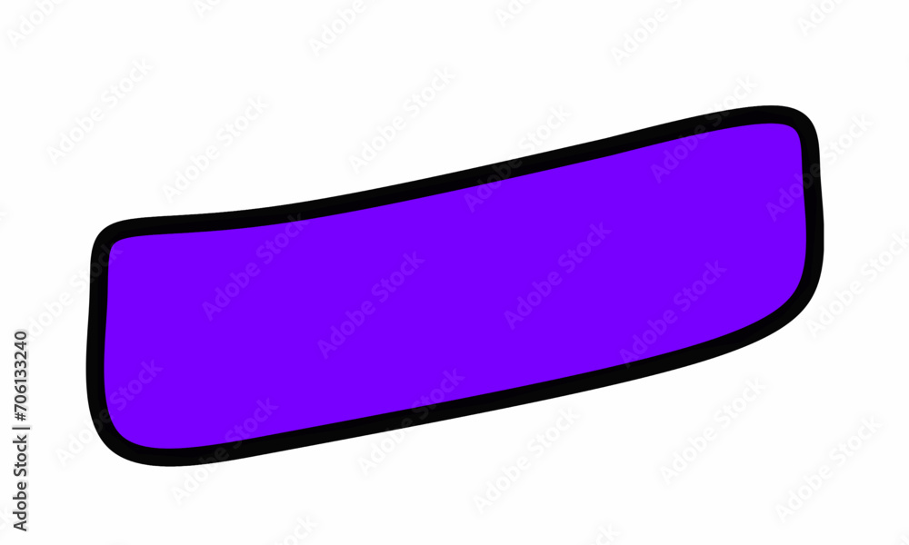 Colorful Text Box Banner Label Design