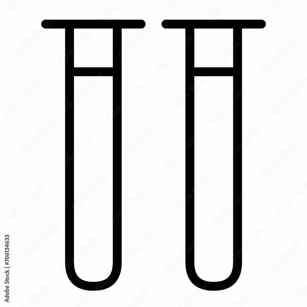 Laboratory test linear icon. Laboratory diagnostics. Chemical research. Thin line illustration. Test tube. Scientific laboratory. Contour symbol. Outline illustration on white background. Laboratory test linear icon. Laboratory diagnostics. Chemical research. Thin line illustration. Test tube. Scientific laboratory. Contour symbol. Outline illustration on white background.