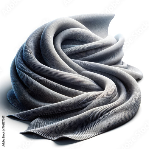 a piece of cloth isolated on a white background