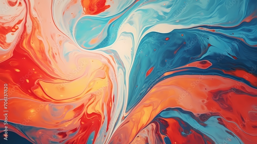 HD camera zooms in on the intricate details of marble texture, exposing a vivid dance of colors