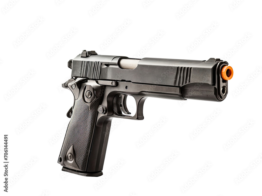 Gun Isolated On A Transparent Background