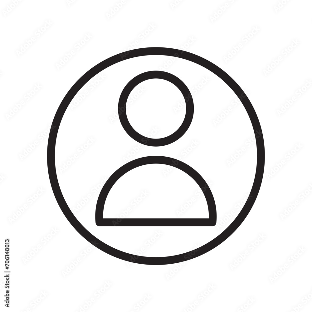 profile icon design vector template profile icon design vector template