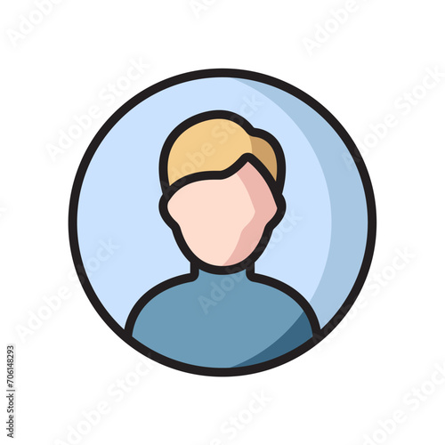profile icon design vector template