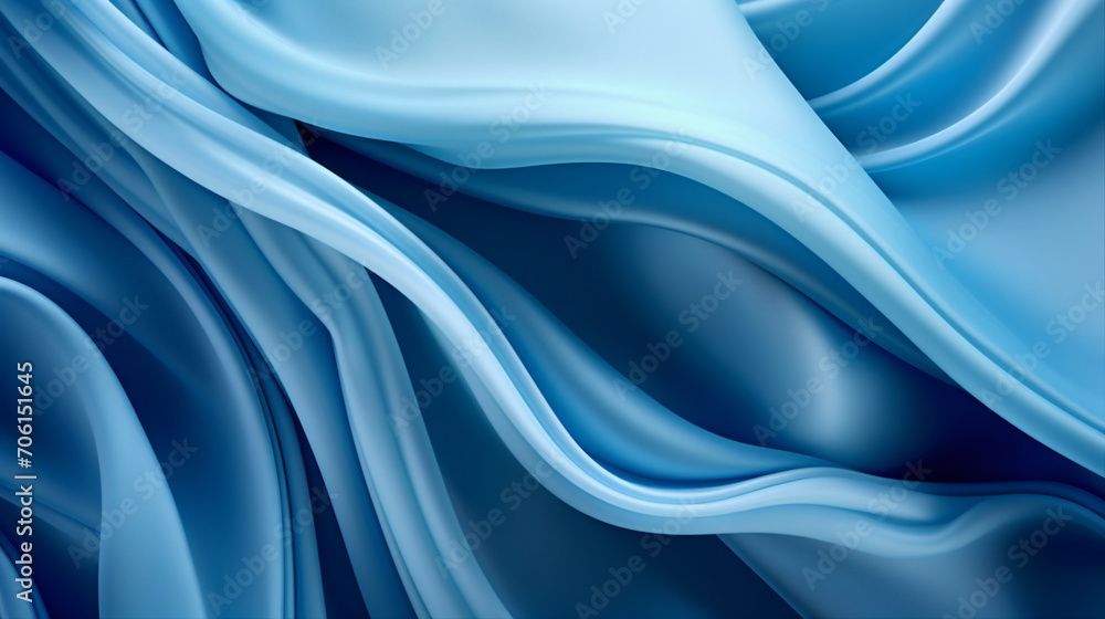  abstract modern blue background folded ribbons