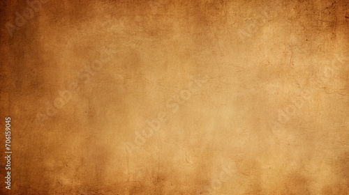 Textured Weathered Old Beige Parchment Background photo