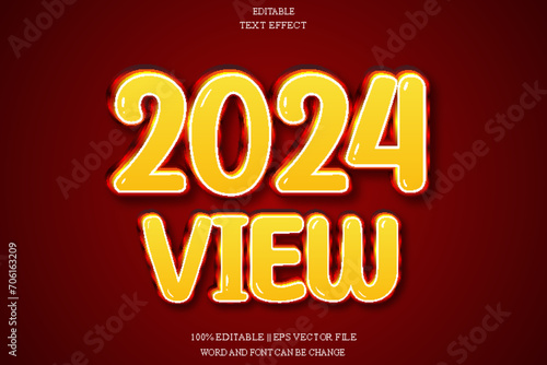 2024 view Editable Text Effect