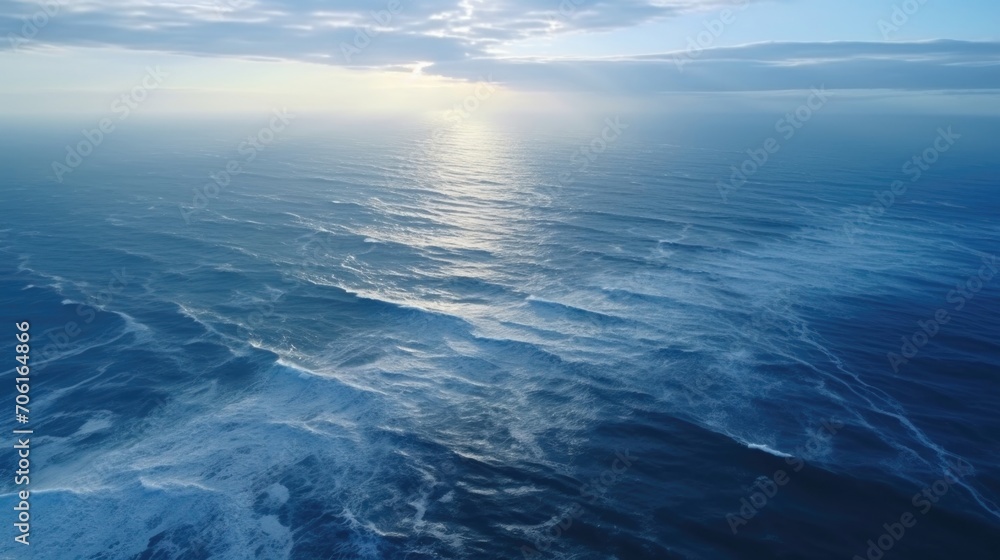 A tumultuous vortex of wind and water dominates the horizon in this mesmerizing aerial footage.