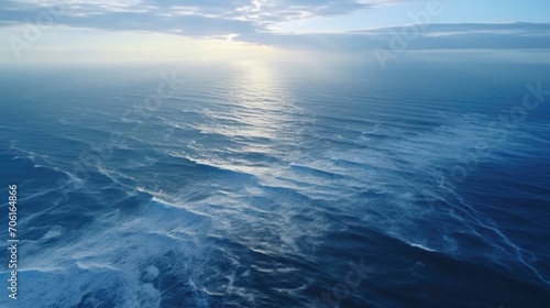 A tumultuous vortex of wind and water dominates the horizon in this mesmerizing aerial footage.