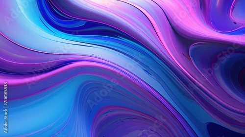 Iridescent waves of lavender and teal liquid merging and flowing  forming a hypnotic display of color and movement in a high-resolution 3D abstract setting.