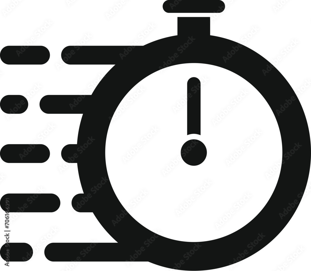 Stopwatch velocity speed icon simple vector. Labor velocity. Effective plan work Stopwatch velocity speed icon simple vector. Labor velocity. Effective plan work