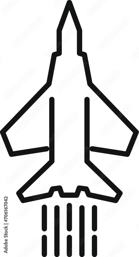 Fast speed airplane icon outline vector. Pace panel. Meter scale device Fast speed airplane icon outline vector. Pace panel. Meter scale device