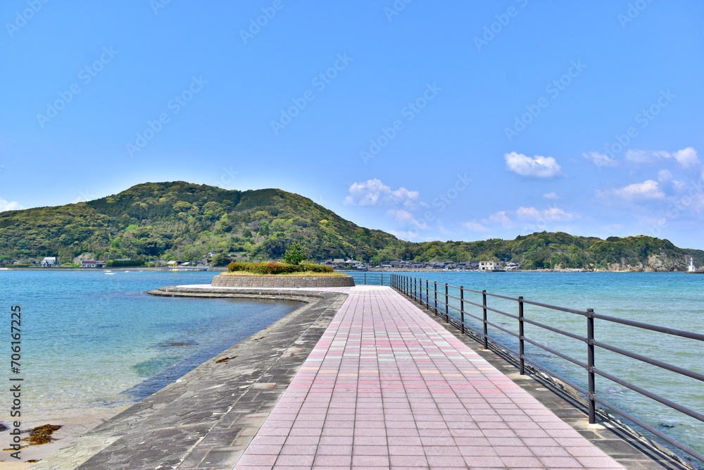 阿川ほうせんぐり海浜公園　海　山口