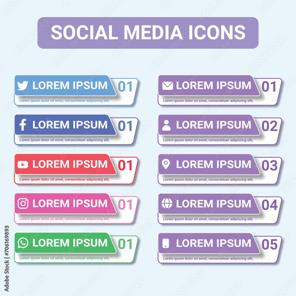 Infographic social Media Banner Templates Infographic social Media Banner Templates