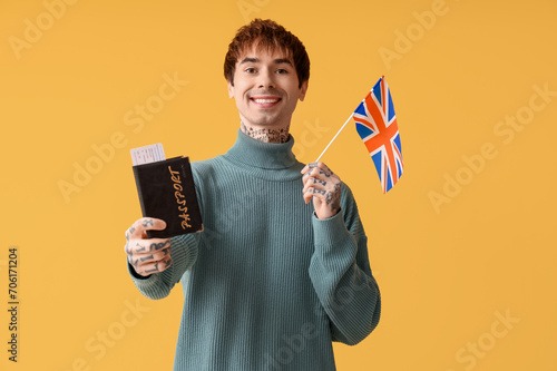 Handsome young man with UK ...