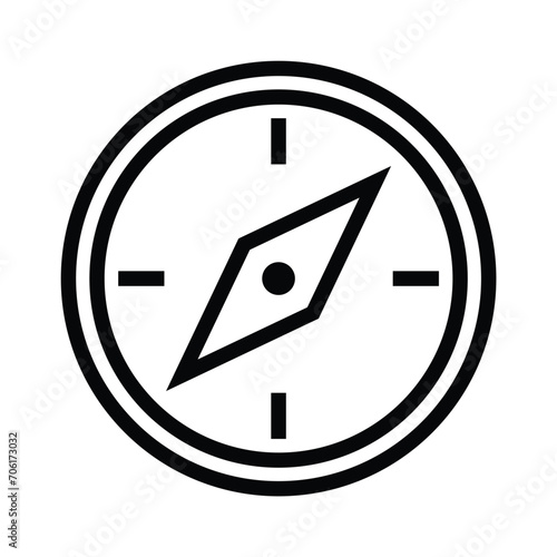 Free Download Compass outline icons, minimalist vector illustration and transparent graphic element. Isolated on white background - GFXLoad