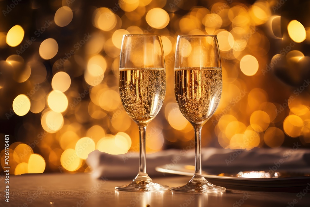 Sparkling Wine Delight: Incorporate wine glasses, creating a celebratory mood. Sparkling Wine Delight: Incorporate wine glasses, creating a celebratory mood.
