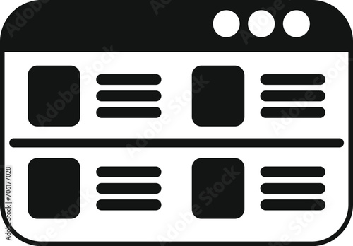 Search job online icon simple vector. Find candidate. Work experience
