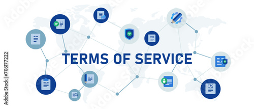 terms of service document agreement legal contract deal for business service
